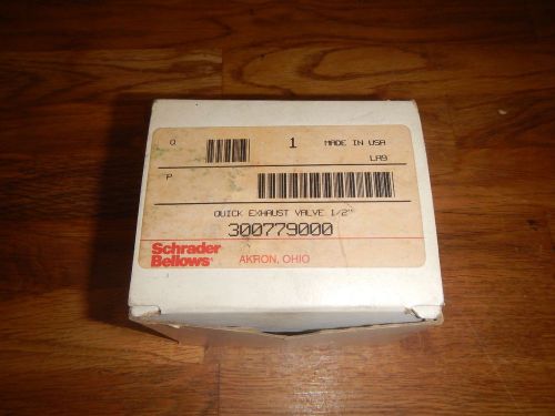 Schrader Bellows 300779000 Quick Exhaust Valve #860