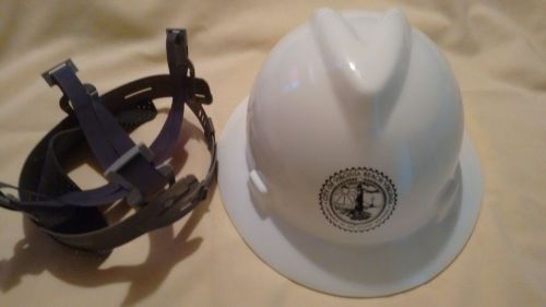 NEW MSA V-Gard 4-Point Suspension Full Brim Hard Hat Type 1 Class E&amp;G