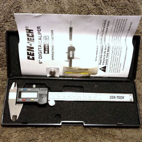 CEN-TECH  6&#034; DIGITAL CALIPER # 47257 0 to 6&#034; &amp; 0 to 150.0mm