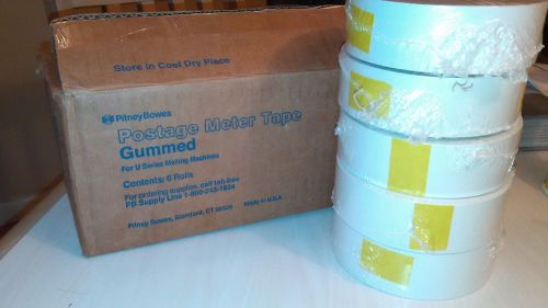 Pitney Bowes Postage Meter Tape Gummed 5 Rolls 627-2