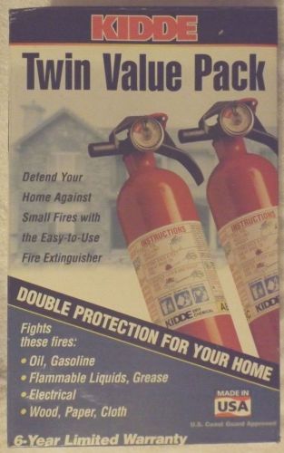 Kidde Twin Value Pack ABC Rated Fire Extinguishers