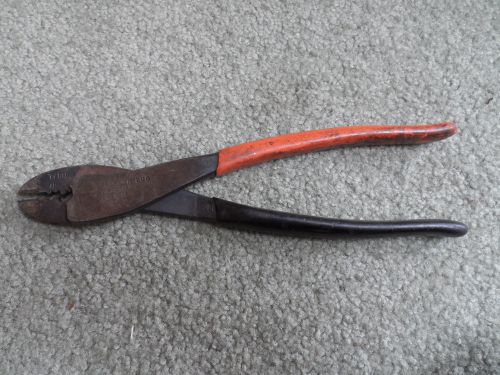 Thomas &amp; betts wt-111-m ty-rap plier sta-kon lug terminal crimper tool vintage for sale