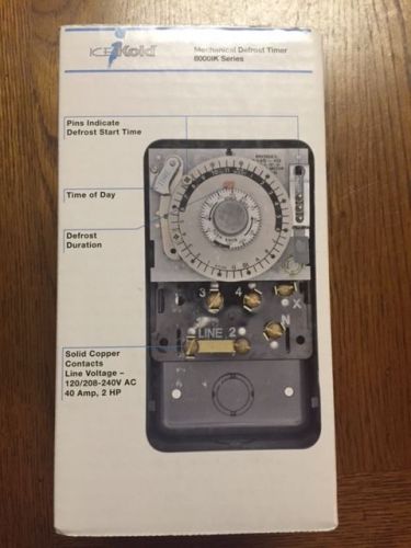 ICE-KOLD 8045-00 Defrost Control 120V 60Hz Time Clock - NIB - FREE SHIPPING!