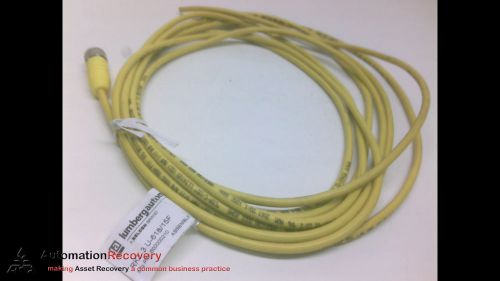 LUMBERG AUTOMATION RKT 3 U-618/15F CABLE, 5METERS, FEMALE, STRAIGHT,, NEW*