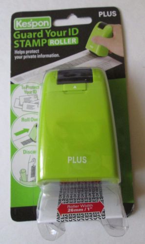 New Sealed: Guard Your ID PLUS Stamp Roller Green Free Shipping