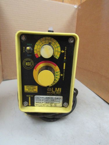 LMI MILTON ROY PUMP A371-150SH 0.42 MAX. GPH 140 MAX. PSI 1.4A 1.4 AMP A 115VAC