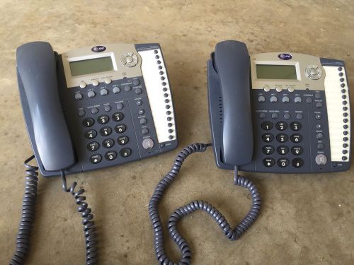 Lot of 2 AT&amp;T 974 Small Business System Speaker Phone w/Intercom &amp; Caller ID