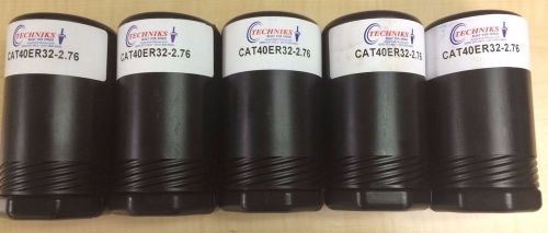 5 piece set of CAT40 ER32-2.76 Collet Chucks -  SIMIS byTechniks