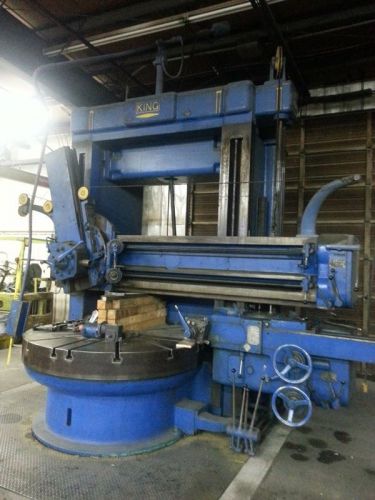 KING VERTICAL BORING MILL 72&#034; (29034)