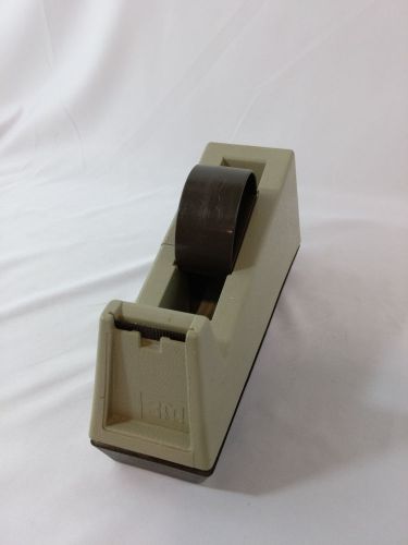 Scotch 3M Model C-25 Large Tape Dispenser Model 176 Beige/Brown