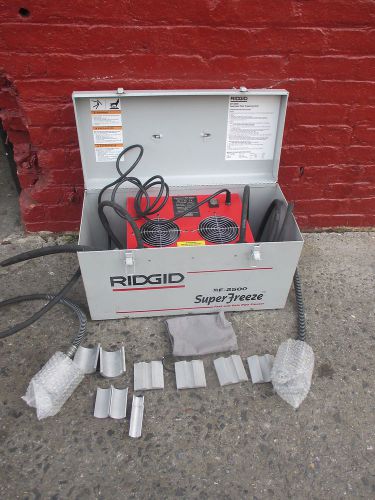 Ridgid sf2500 super freeze pipe freezing unit  new for sale