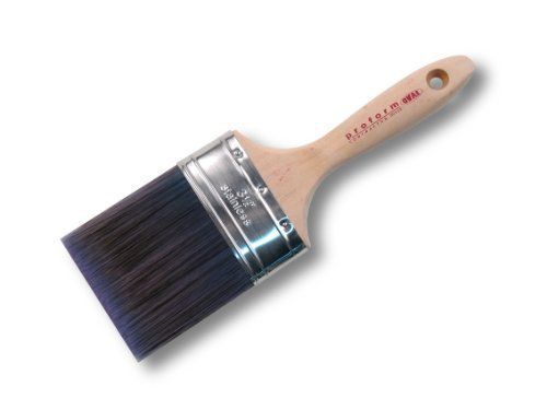 Proform Technologies CO3.5VS Contractor Oval Handle Stiff Paint Brush  3-1/2-Inc