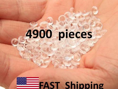 Wedding Table Scatter Decoration Fake Faux CZ Plastic DIAMONDS - FAST ship