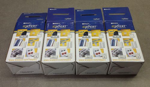 4 new of brady label tape cartridge xc-500-580-or-bk, xsl-103-427, xsl-19-427, x for sale
