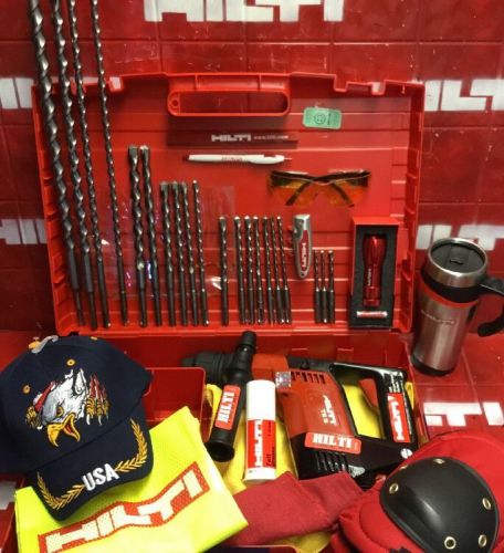 Hilti te 5 hammer drill, l@@k, free hilti coffe mug, loaded bits, fast ship for sale