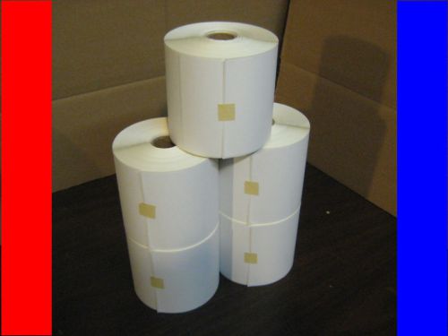 5 4x6 Zebra Direct Thermal Jumbo Rolls 400/2000 Labels