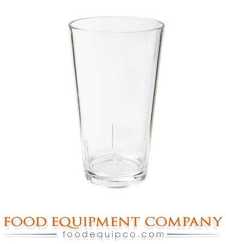 GET Enterprises S-16-1-CL Clear San Plastic 18 oz. Shaker  - Case of 24