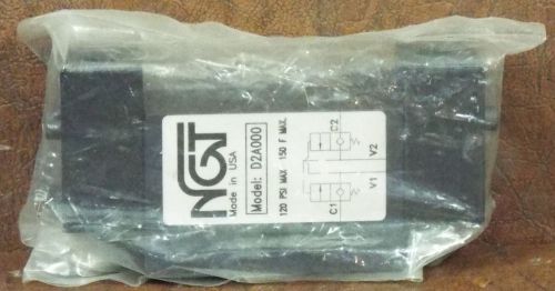 1 NEW NGT D2A000 SOLENOID VALVE ***MAKE OFFER***