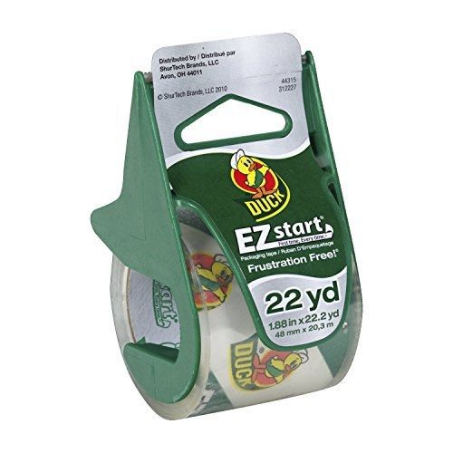 Duck brand ez start packaging tape with dispenser, 1.88-inch x 22.2-yard roll, for sale