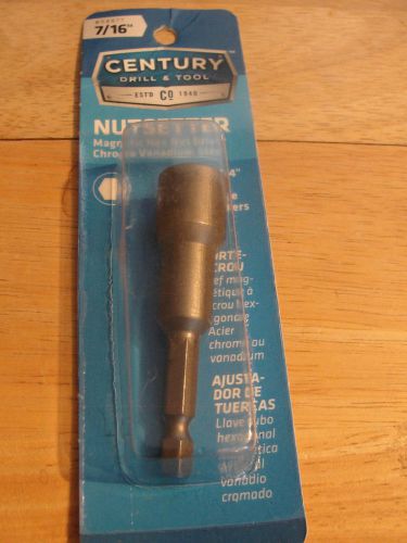 Century Drill and Tool 68877 Magnetic Hex Nutsetter, 7/16-Inch