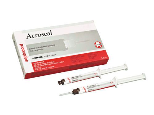 New Acroseal Epoxy matrix endodontic cement. Free Shipping