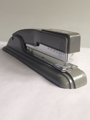 Vintage Battleship Gray Swingline #27 Stapler Desktop Metal Art Deco Industrial