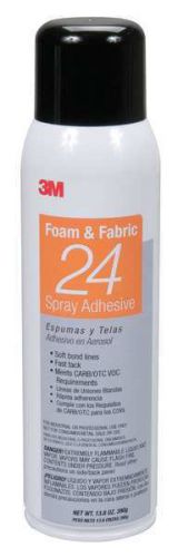 3M (24) Foam &amp; Fabric 24 Spray Adhesive Orange, Net Wt 13.8 oz