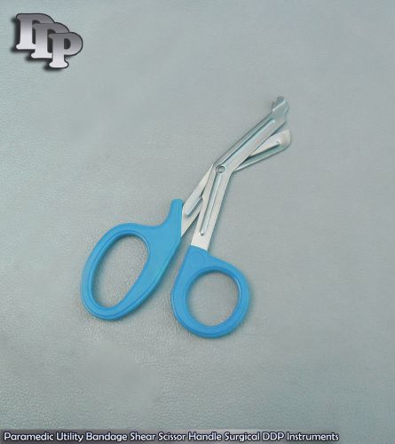 Paramedic Utility Bandage Shear Scissor 5.5&#034; Sky Handle Surgical