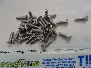 10-32 X 3/4&#034; L Stainless Phillips Flat Head Thread Cutting Screws