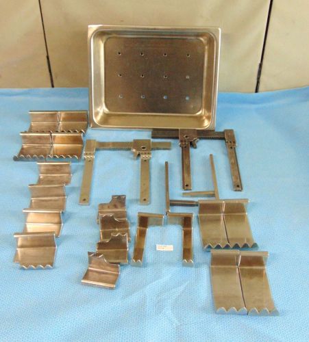 Codman Karlin Crank Frame Spinal Retractor 46-3191 With 18 Blades  S2139