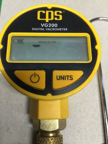 Cps &#039;vacrometer&#039; digital micron vacuum gauge - vg200 - free priority shipping! for sale