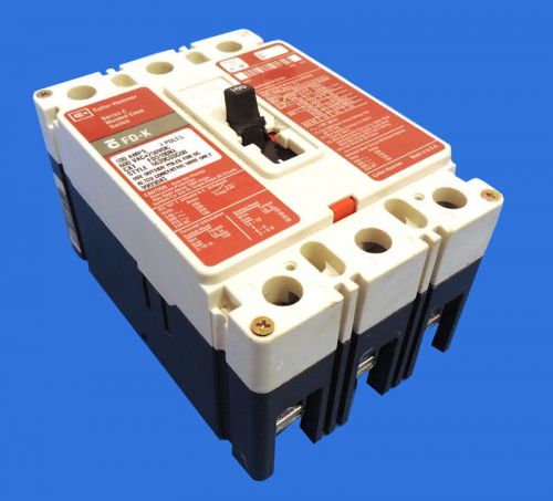 Cutler-Hammer FD3100KL Circuit Breaker 100A 600VAC 250VDC 3P Molded Case Switch