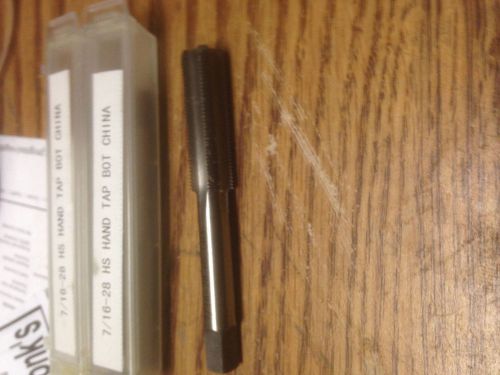 7/16 - 28 GH3 HIGH SPEED STEEL 4 FLUTE BOTTOM TAP