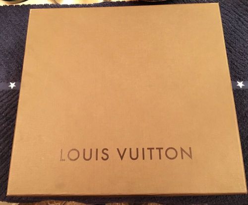 LOUIS VUITTON 14 1/2&#034;x 13 1/2&#034; X 2 1/2&#034; Empty Box