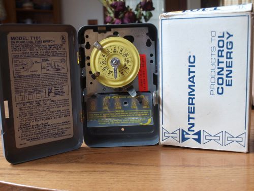 Intermatic T101 Mechanical Time Switch SPST Lockable New in Box!