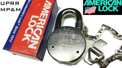 American Lock Series AH10 Union Pacific Railroad RR UPRR MP&amp;M Signal Padlock