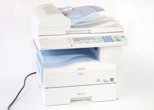 Ricoh aficio mp 201spf black &amp; white all-in-one copier for sale