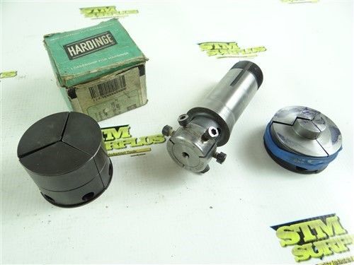 HARDINGE 5C EXPANDING MANDREL 2&#034; x 1-1/4&#034; ABC TYPE MULTI STEP + NEW SOFT JAWS