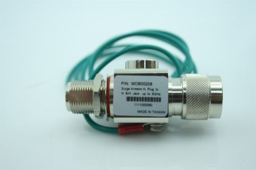 SURGE ARRESTOR N PLUG TO N B/H JACK UP TO 6GHz New In Box