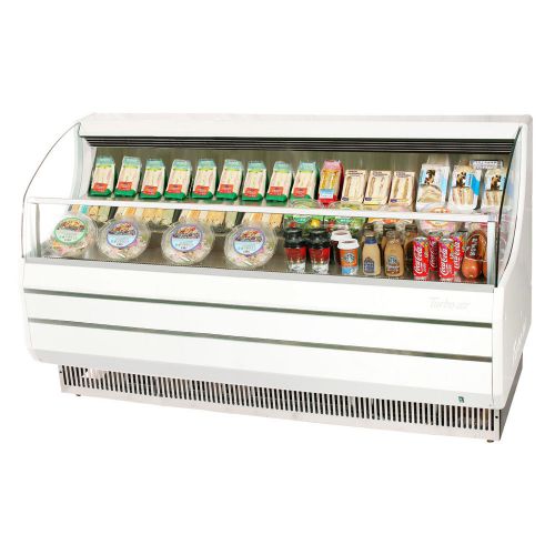 Turbo Air TOM-75S, White 75-inch Slim Line Horizontal Air Curtain Display Case,