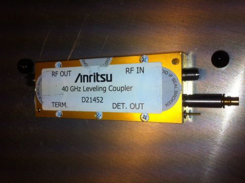 ANR Rf leveling coupler D21452 to 40GHz