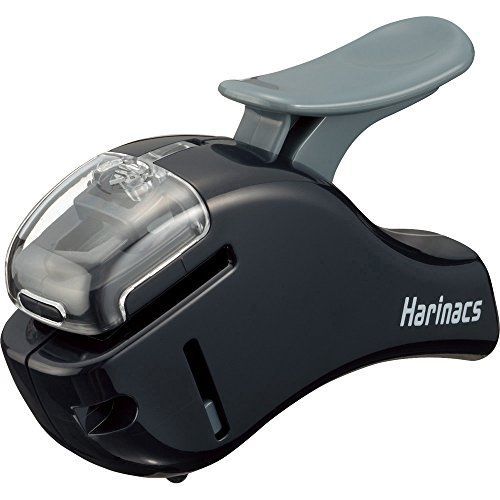 Kokuyo stapleless stapler harinacs compact alpha, black (sln-msh305db) for sale