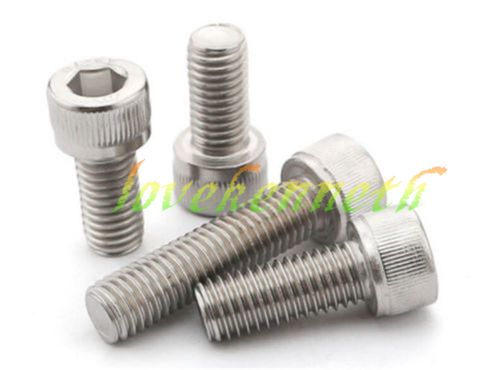 50pcs M3 Stainless Steel Internal Hex Drive Socket Cylinder Head Cap Screw Bolt