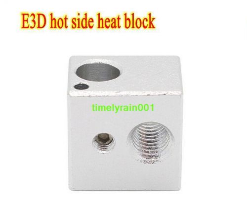 1pcs Full Metal E3D Heating block Aluminum Sandblasting Oxidation 3D printer