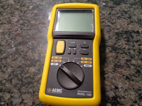 Aemc instruments portable megohmmeter model 1035 for sale