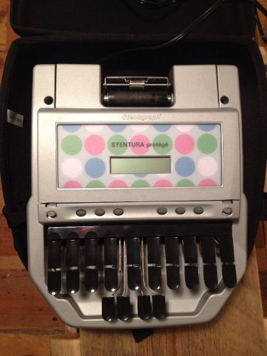 Stentura Protege Stenograph With Case