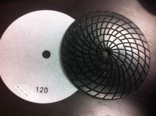 7&#034; 120 Grit Turbo Flex Polishing Pad