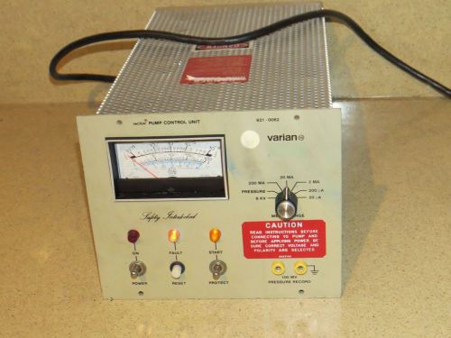 VARIAN MINIVAC PUMP CONTROL UNIT MODEL 921-0062