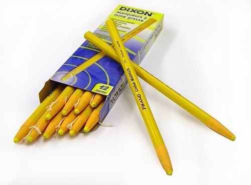 Dixon Valve &amp; Coupling Dixon 00073 China Markers, Yellow, 12-Pack