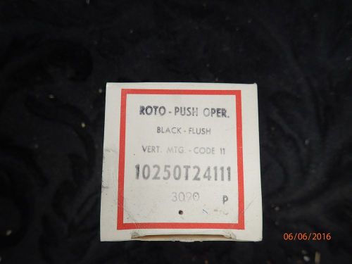 Cutler Hammer 10250T24111 Roto-Push Operator Cam 11 (NEW) (Flush Black Button)